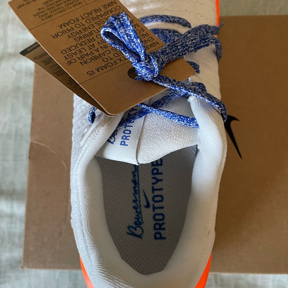 Nike React Bowerman Prototype White And Bright Or… - image 4
